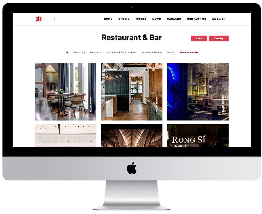 5 PIA Interior Website design and website development