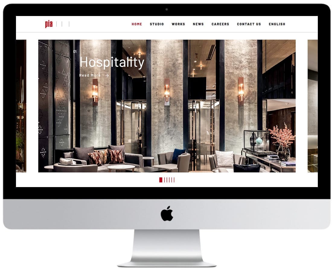 7 PIA Interior Website design and website development