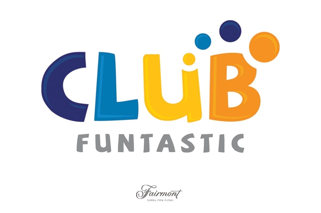 Club Fantastique design de logo Maldives Fairmont  Logo de l'hôtel
