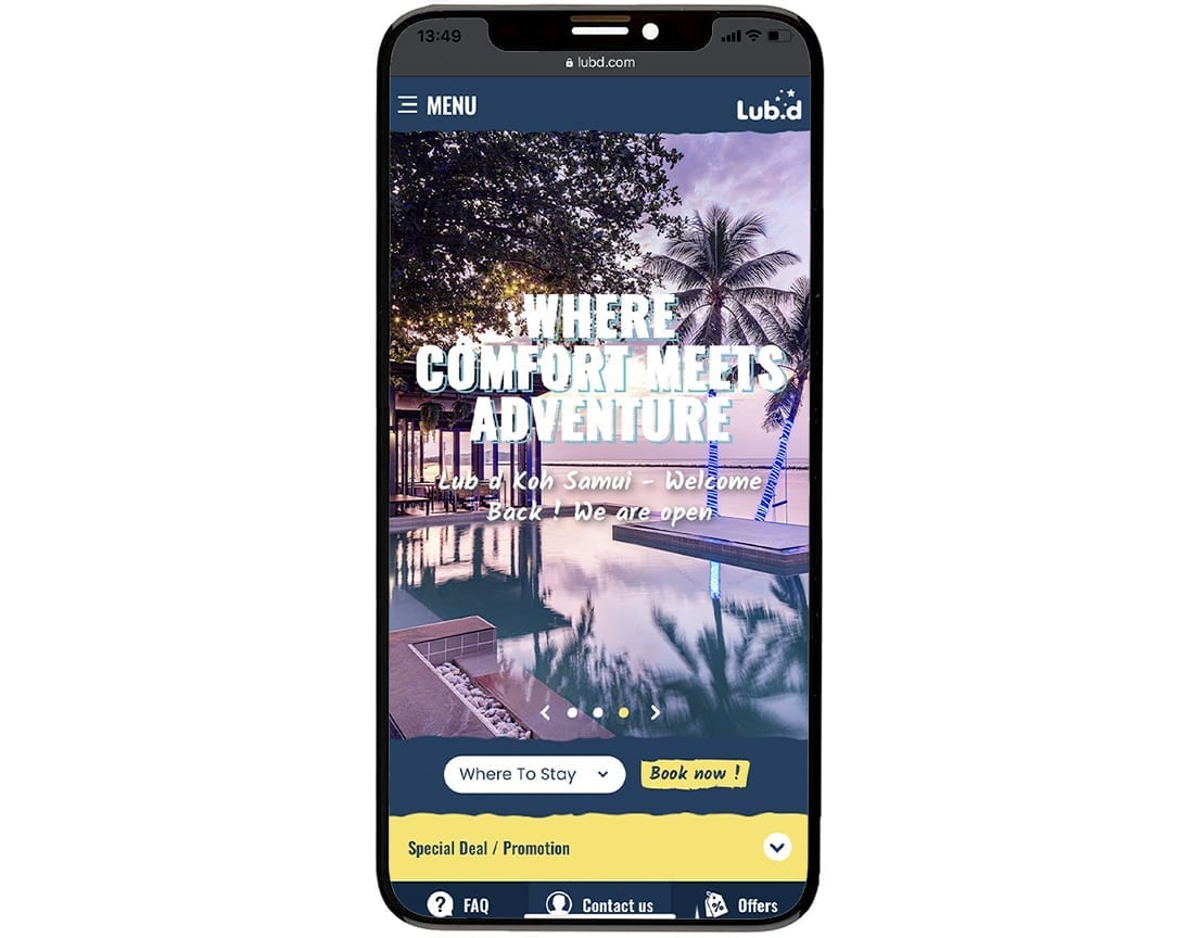 Lub D Développement de la conception de sites web mobiles 2