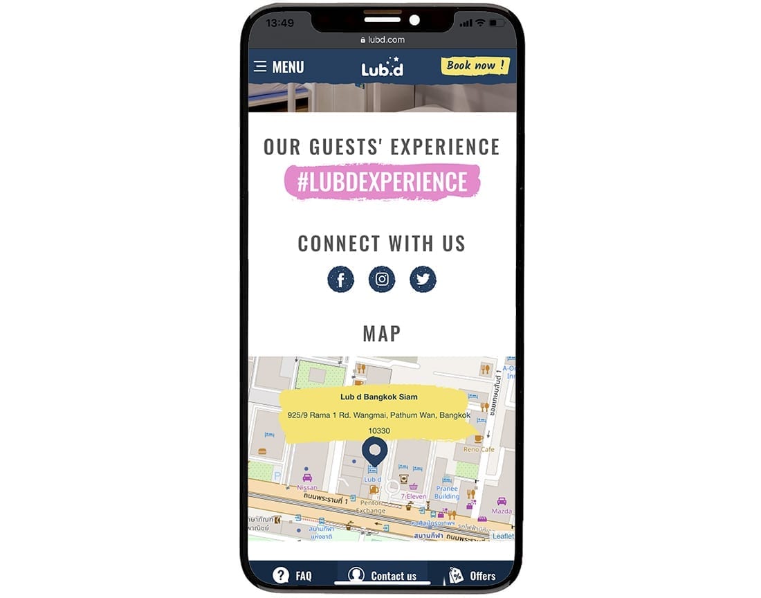 Lub D Développement de la conception de sites web mobiles 9