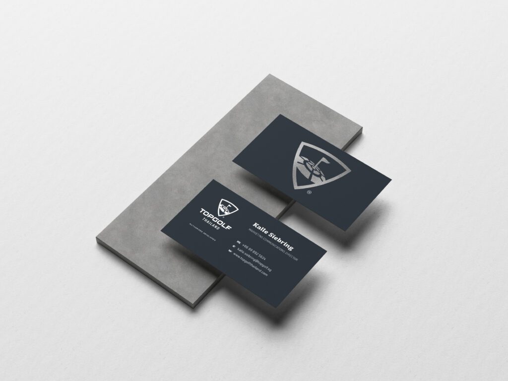 Business Card On Board Mockup by Anthony Boyd Graphics